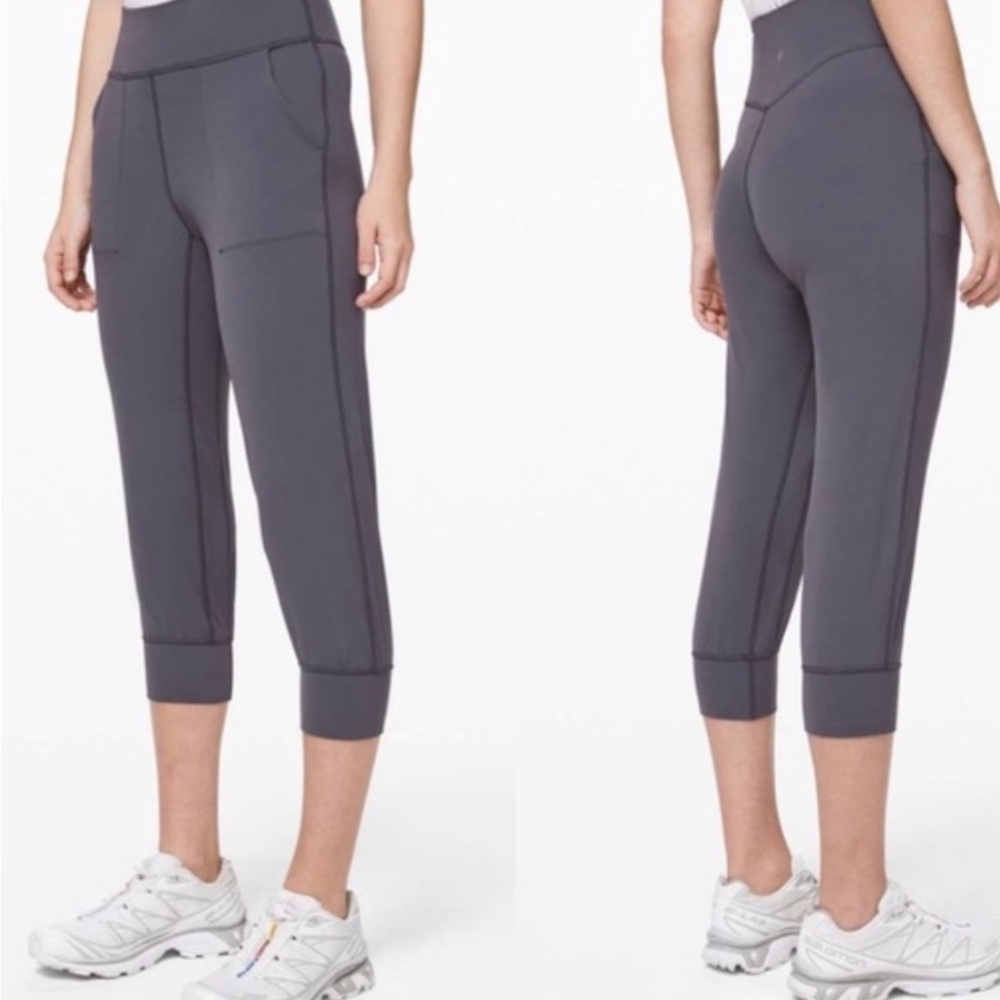 Lululemon Align Jogger Crop *23" -color: Moonwalk- Size 4